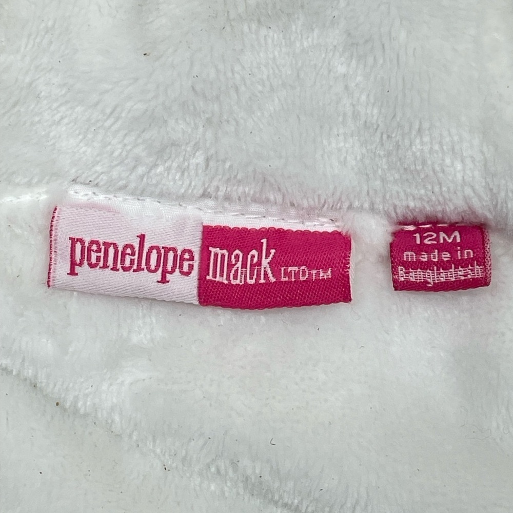 Penelope Mack Pink Floral Baby Hoodie Size: 12 months - Picture 8 of 8